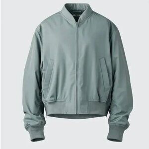 NWOT Uniqlo C Bomber Jacket in 53 Green, XS